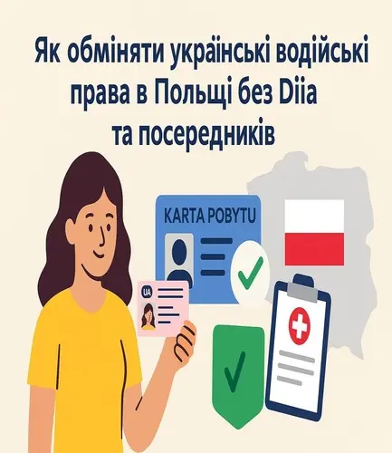 Обмен водительских прав в Польше