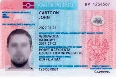 Карта резидента ЕС в Польше