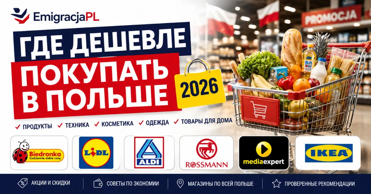Где дешевле покупать в Польше — магазины, акции и скидки